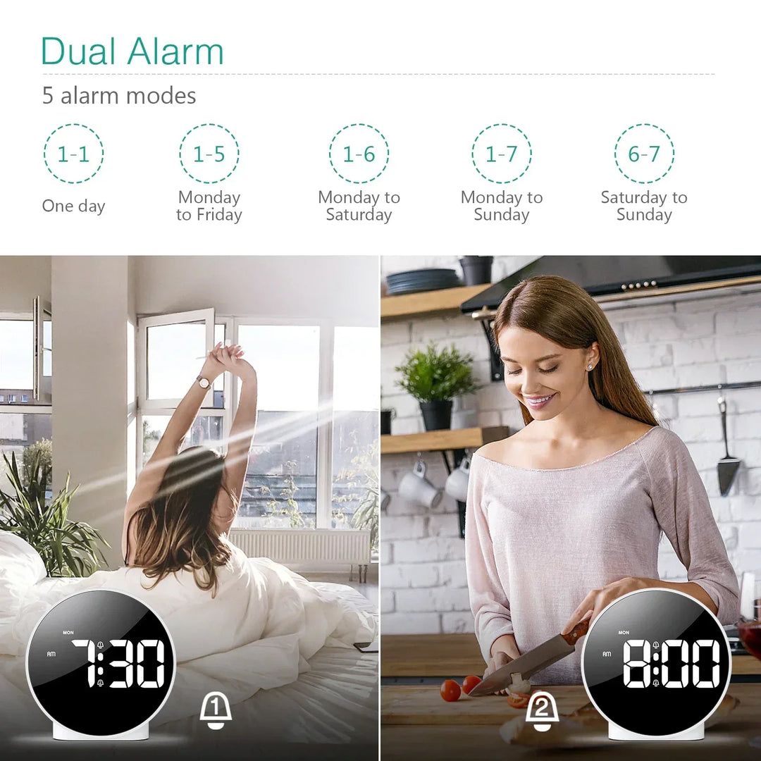 Lisslune | Light Source Digital Table Clock