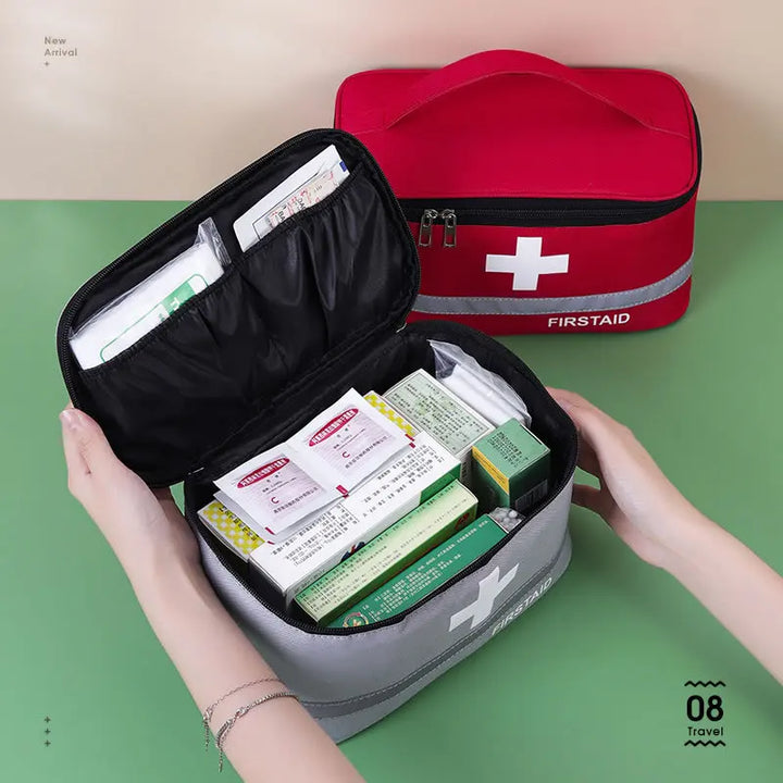 Lisslune | Large Capacity First Aid and Medication Storage Bag