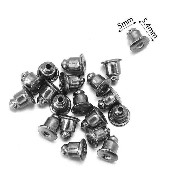 Lisslune | 500 Rubber Earring Back Stoppers: Essential Materials for Comfortable and Secure Jewelry Creations