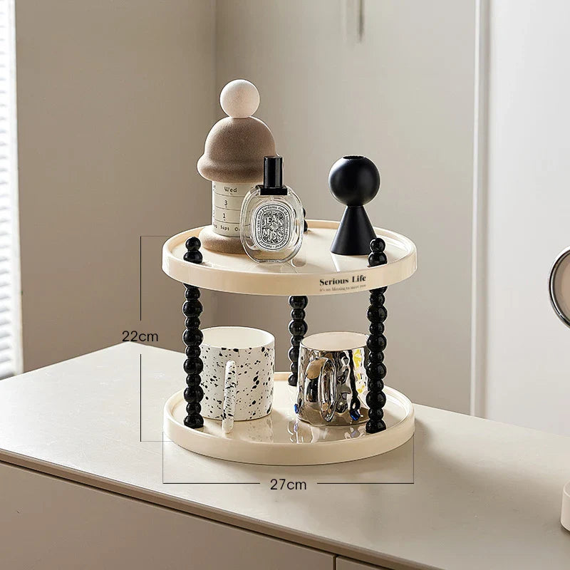 Rynx | INS Style multilayer storage shelf bathroom countertop cosmetic display desktop cup storage rack aromatherapy perfume holder