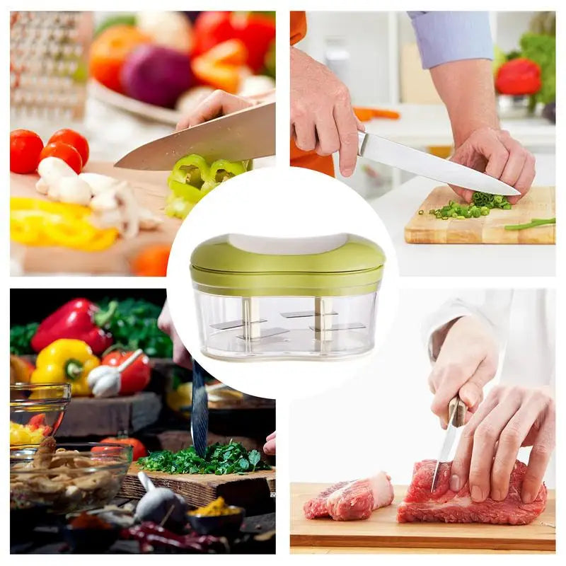 Lisslune | Manual Fresh Gourmet Grind Food Chopper