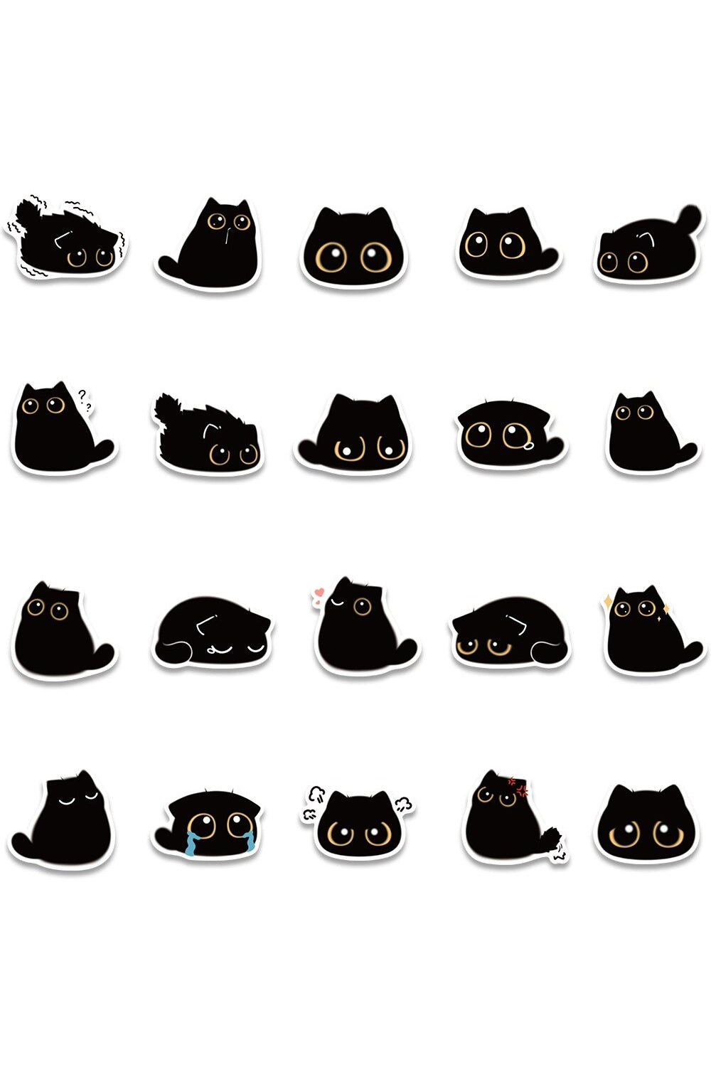 Lisslune | Cat Laptop Sticker Set