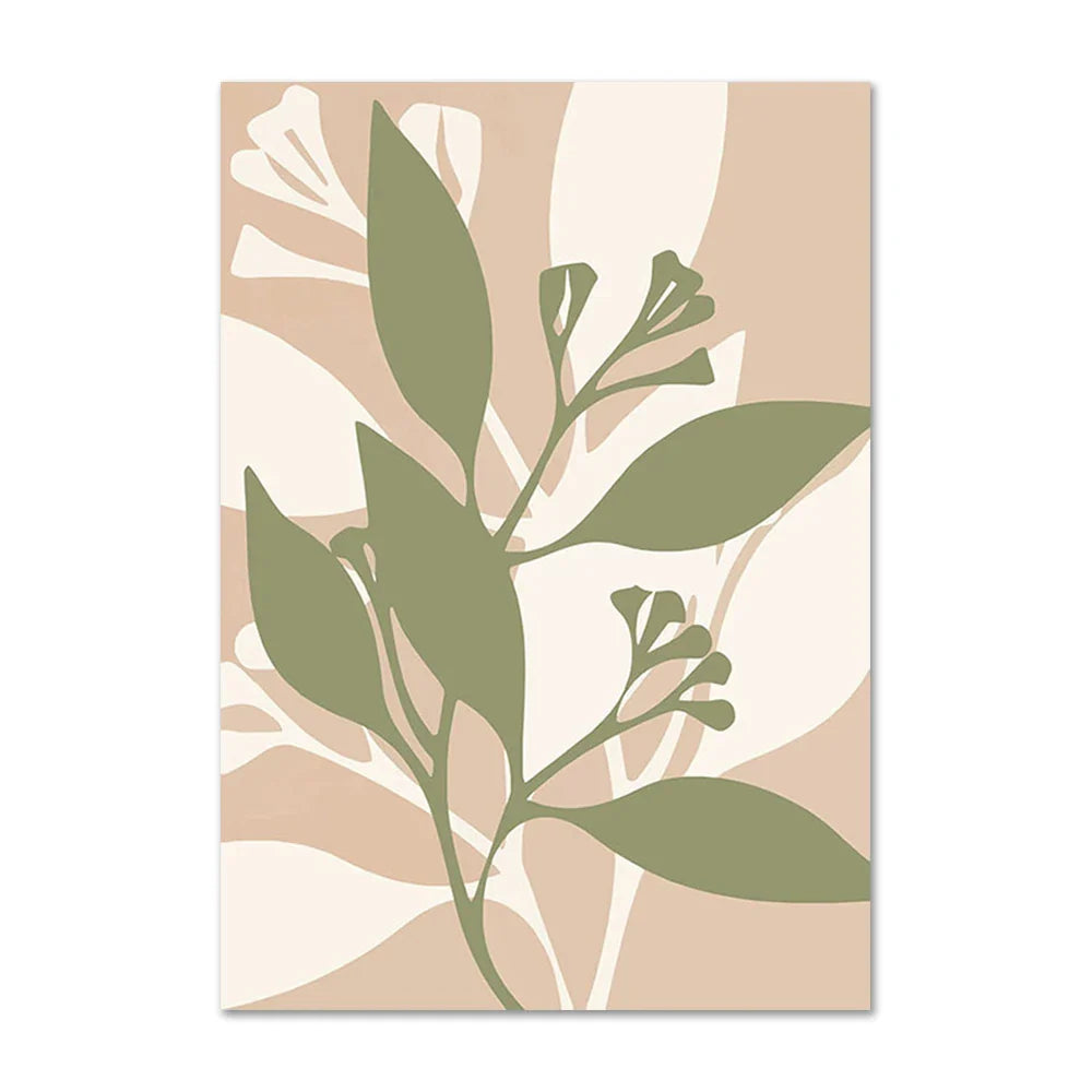 Lisslune | Monstera leaf canvas poster