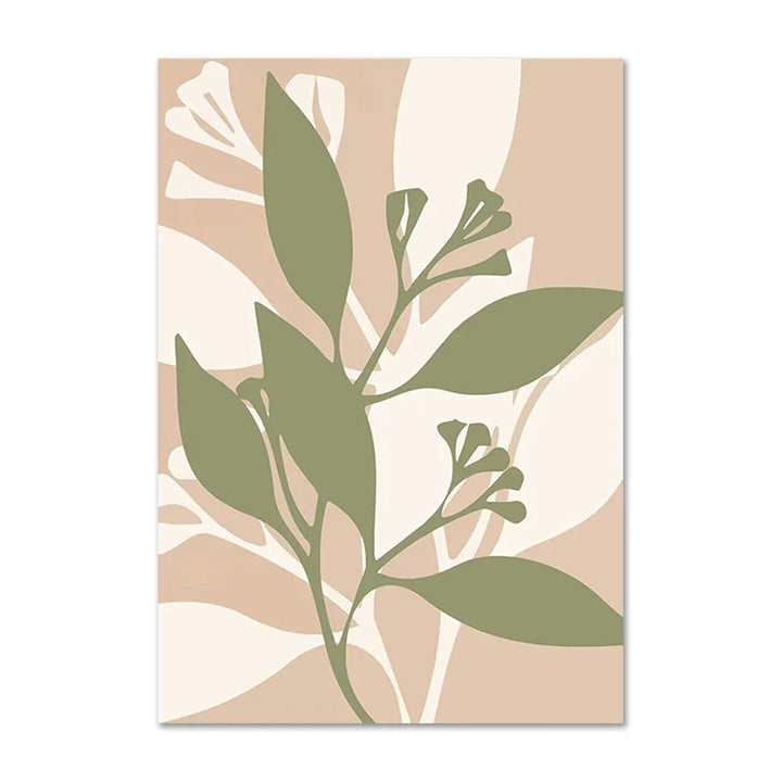 Lisslune | Monstera leaf canvas poster