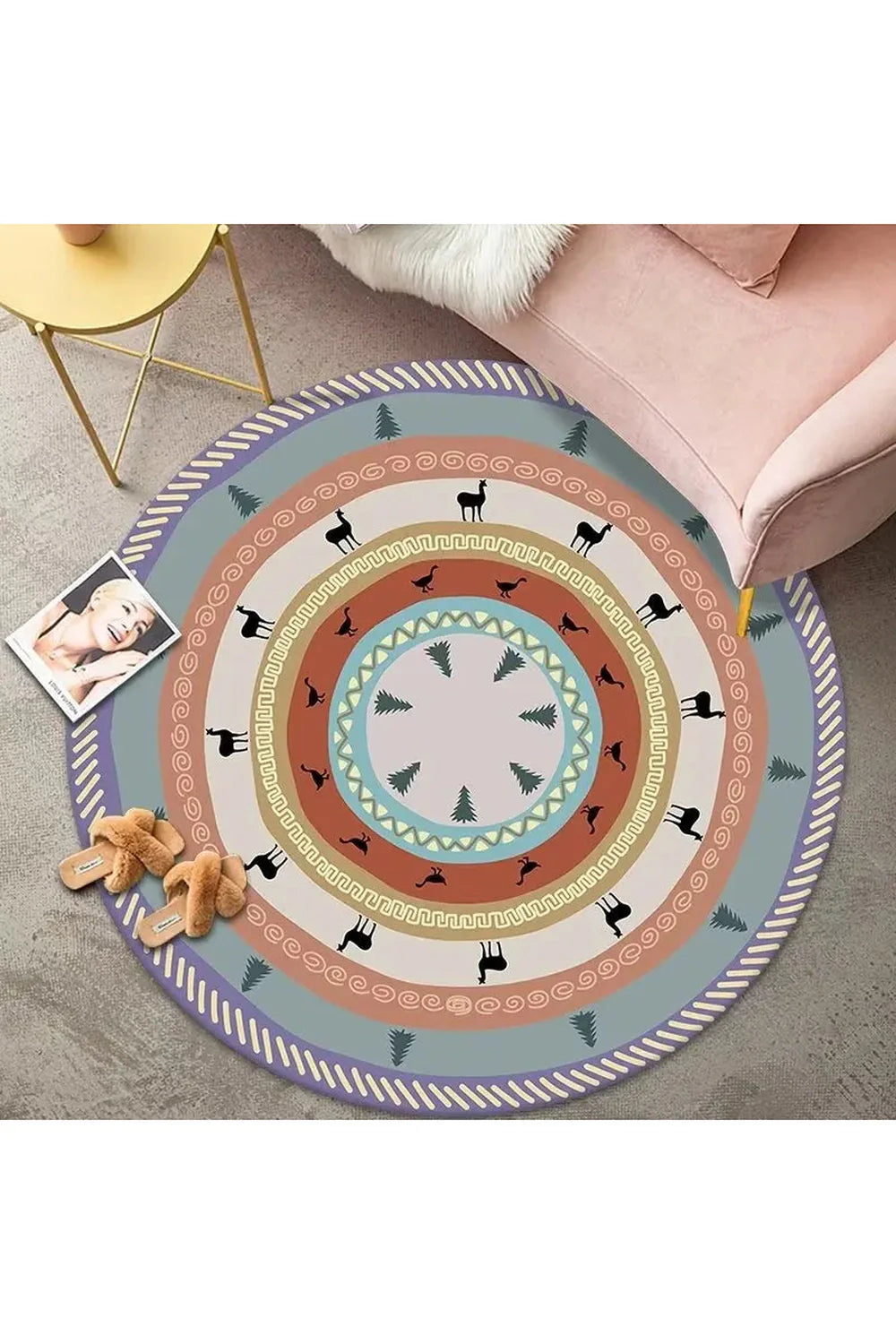 Lisslune | Soft Round Rug