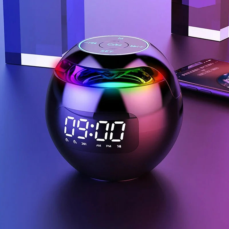 Lisslune | VibeClock - Bluetooth Alarm Clock Speaker with LED Display