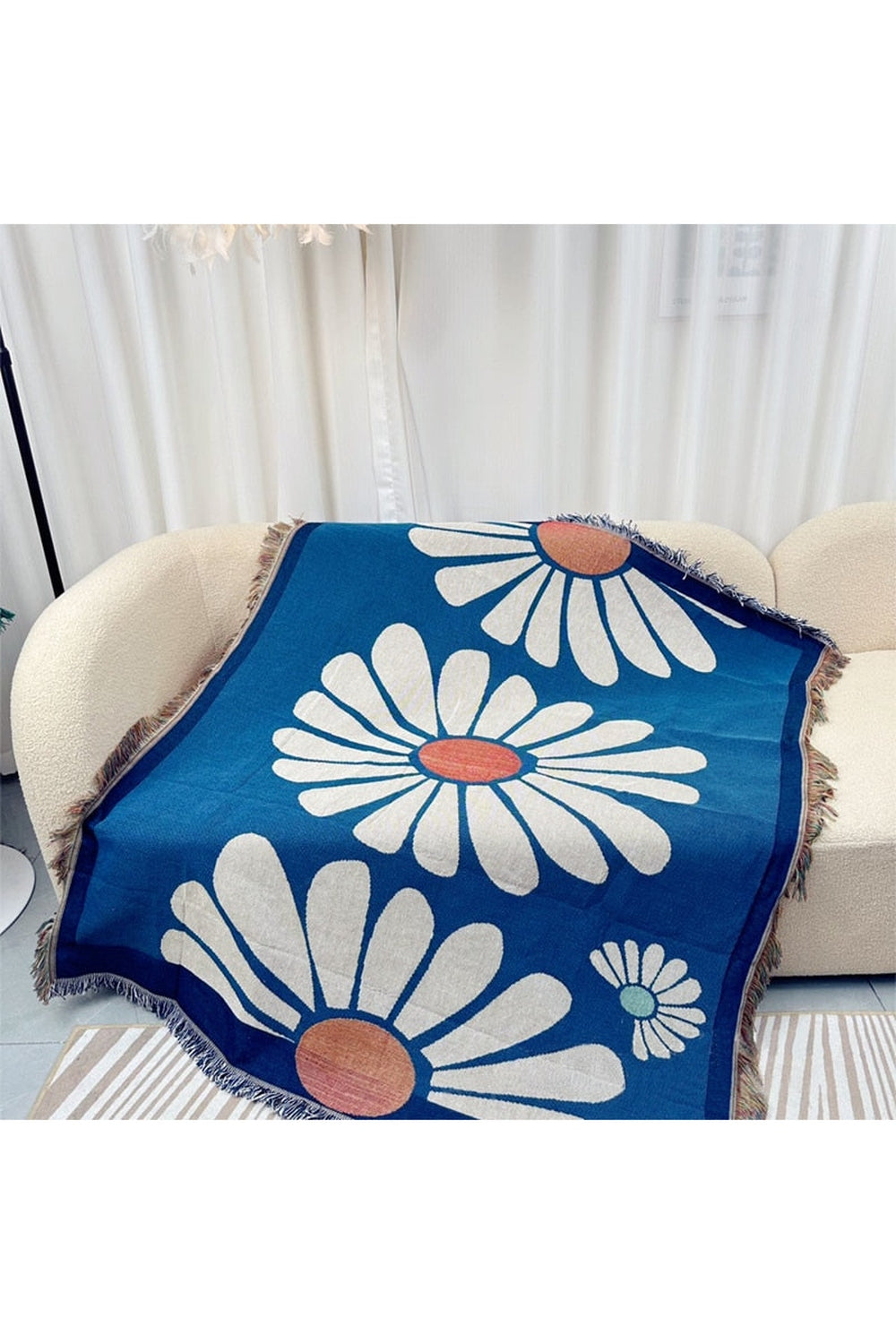 Lisslune | Fringe Throw Blanket