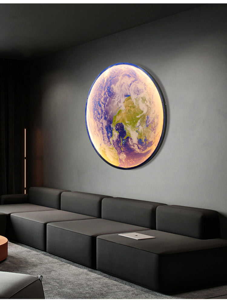 Lisslune | 3D LED Moon or Earth Ceiling or Wall Lamp (3 Styles) 24CM-80CM