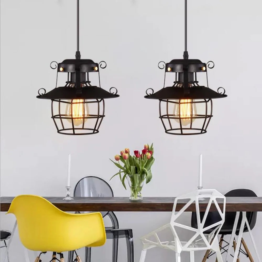 Lisslune | Norah Retro-Industrial Pendant Light