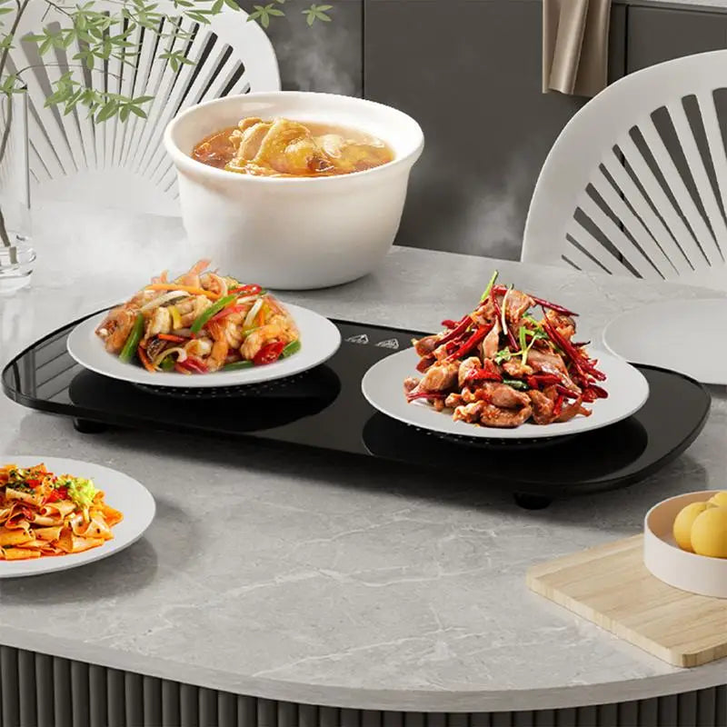 Skorter | Smart Electric Warming Tray | Adjustable Temperature Control | Keeps Food Hot with Constant Warmer Plate | Heating Food Essential