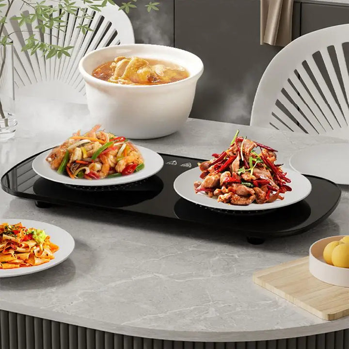 Skorter | Smart Electric Warming Tray | Adjustable Temperature Control | Keeps Food Hot with Constant Warmer Plate | Heating Food Essential