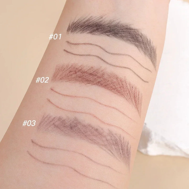 Rynx | Microblading Eyebrow Pencil Waterproof Soft Smooth Brow Tattoo Pencil Long-Lasting Natural Eyebrow Enhancer Korean Makeup Cosmetics