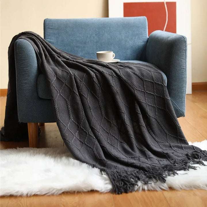Lisslune | Nordic Style Dick Knitted Blanket