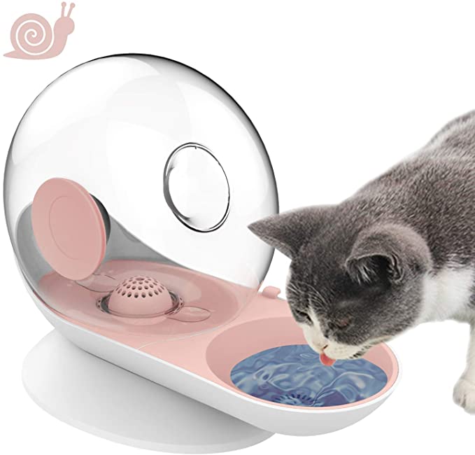 Lisslune | AquaPoes Fountain – Automatic Drinking Fountain for Cats and Dogs with Stainless Steel Reservoir