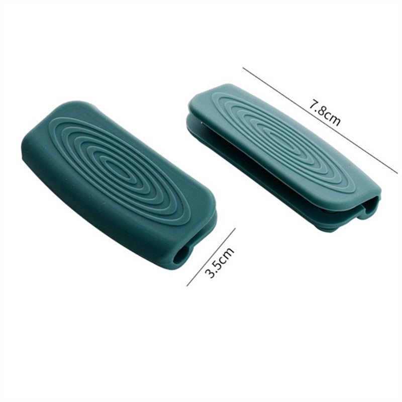 Lisslune | 2Pcs Silicone Heat Resistant Cookware Handle