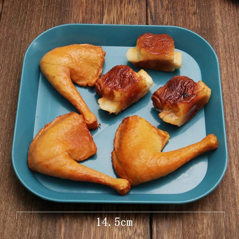 Lisslune | Life-like PVC Chicken Leg Decoration Props for Stunning Displays and Photography