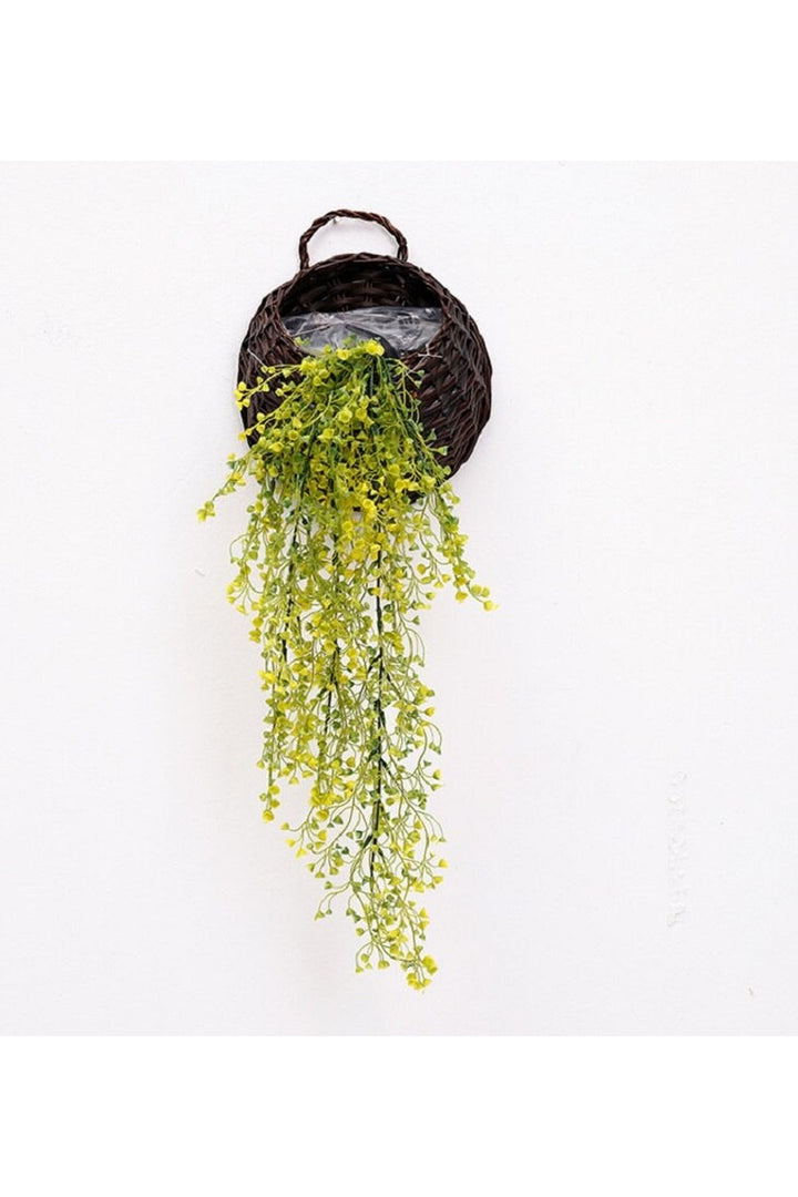 Lisslune | Rattan leaf wine ornament