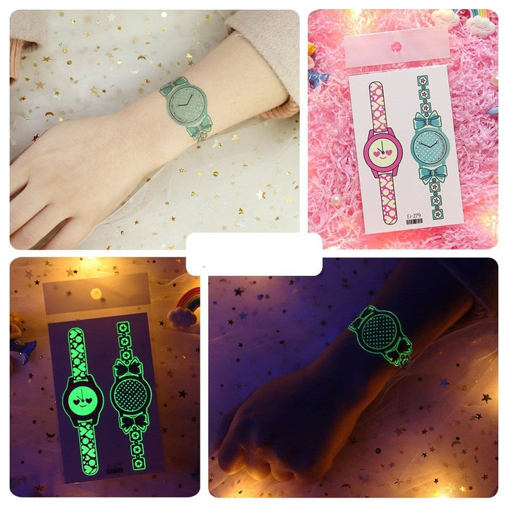 Lisslune | Luminous, washable watch tattoo stickers