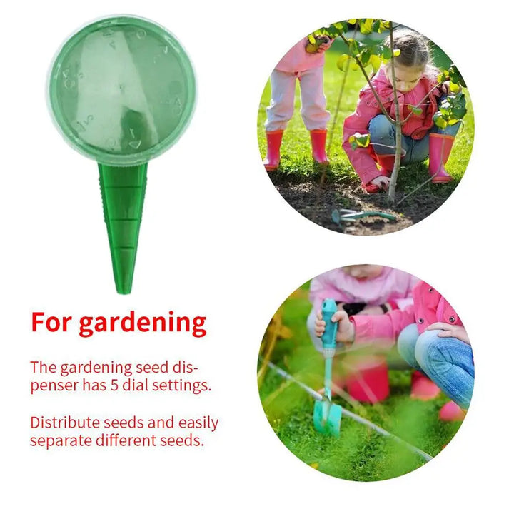 Lisslune | Adjustable Seed Spreader – Precise Garden Seed Distributor for Easy Application