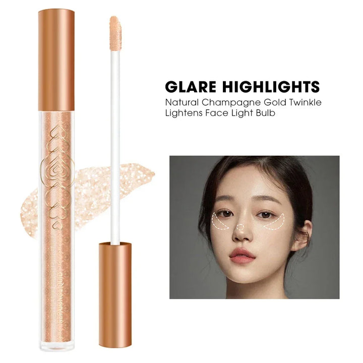 Rynx | Liquid Contour Bronzer Stick 2 in 1 Brightens the Skin Warm Shade Brown Nose Shadow Contour Matte Highlighter Face Bronzer Make-up