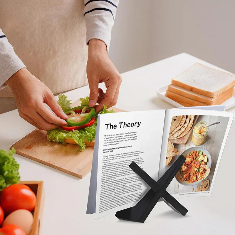 Lisslune | WoodenTabletEase | Practical wooden stand for (cook)books