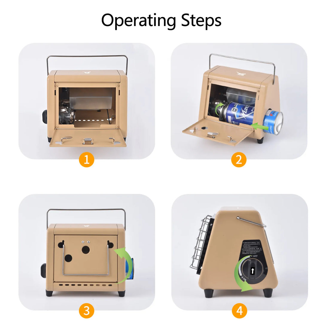 Lisslune | Camping Time Adjustable Portable Heater Stove