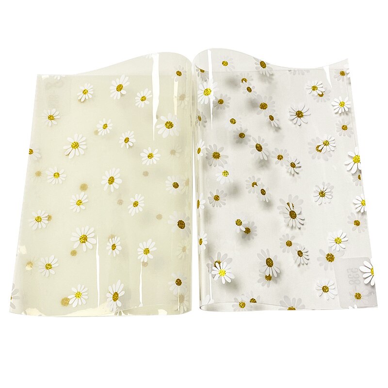 Lisslune | Floral Elegance PVC Craft Film for Creative Home Decor and DIY Projects