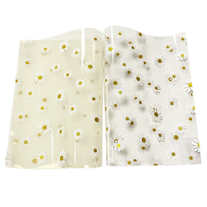 Lisslune | Floral Elegance PVC Craft Film for Creative Home Decor and DIY Projects