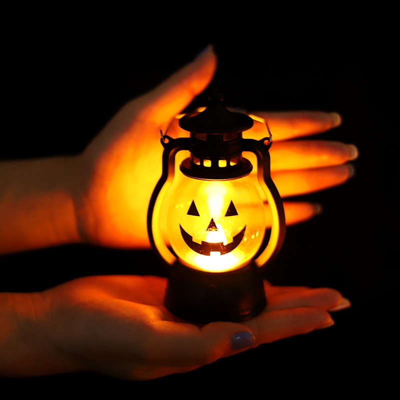 Lisslune | Mini Halloween Scary Pumpkin Hanging Lamp