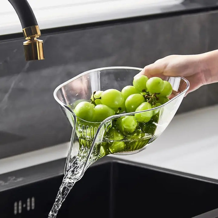 Lisslune | Crystal Clear Multifunctional Kitchen Drain Basket