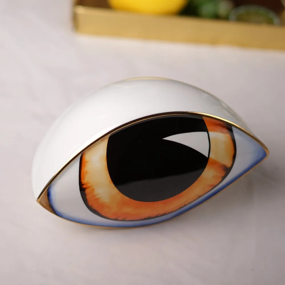 Lisslune | Mystic Eye Sculpture Ceramic Home Decor