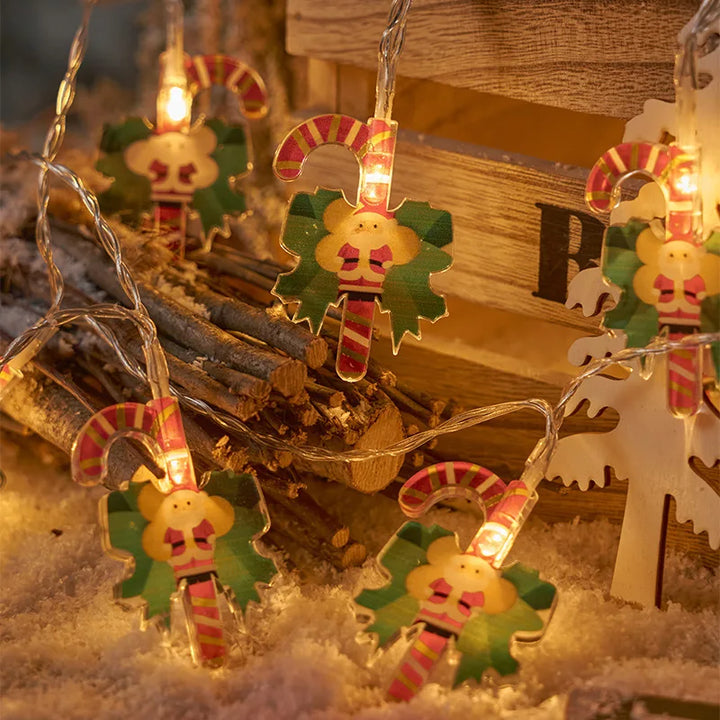 Rynx Christmas Tree LED Fairy Light String 1.5M 10LED Xmas Hanging Light Fairy Light Garland Home Decor Ornament New Year Gifts