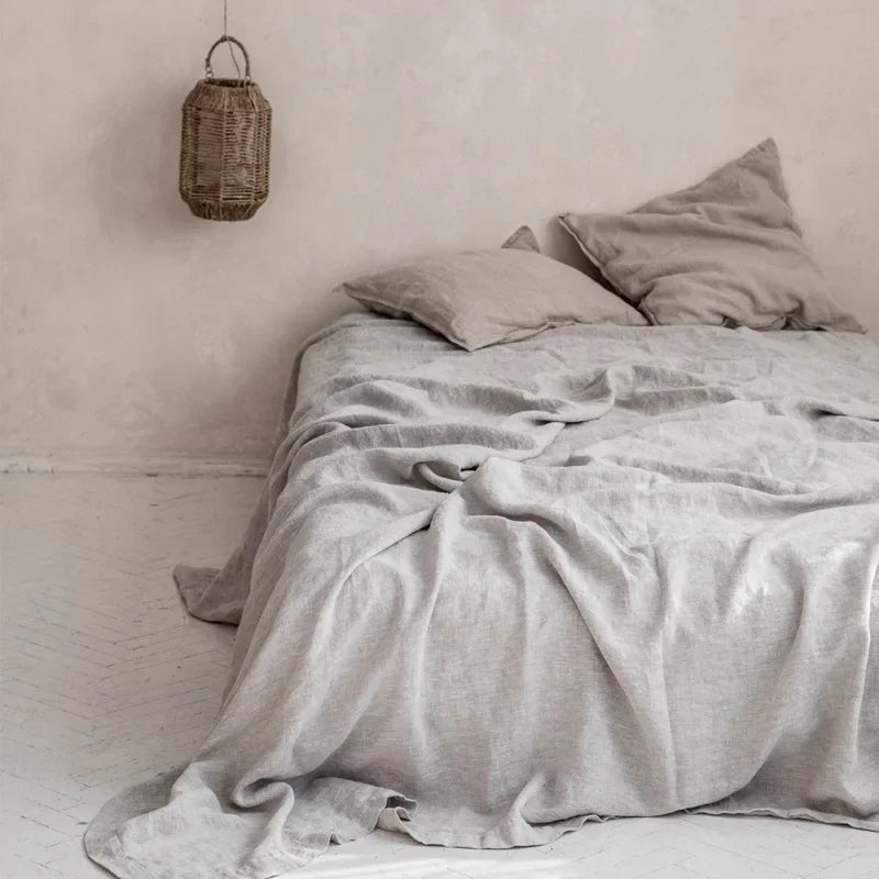 Lisslune | BedBreeze | Linen Bed Sheet