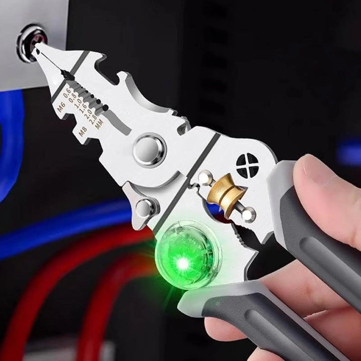Lisslune | Multi-Task Wire Stripper Voltage Detector Plier