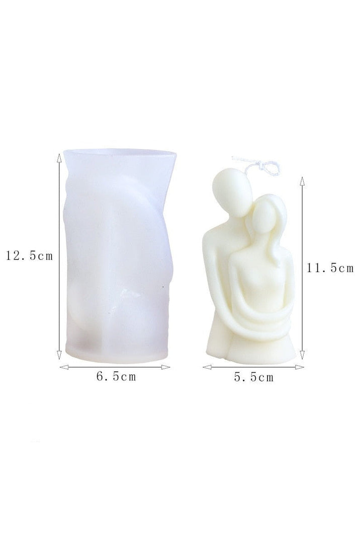 Lisslune | Couple Portrait Candle Shape