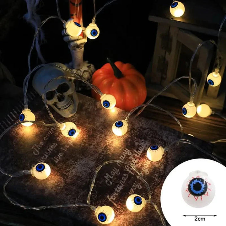 Lisslune | Halloween LED Pumpkin & Skull String Lights
