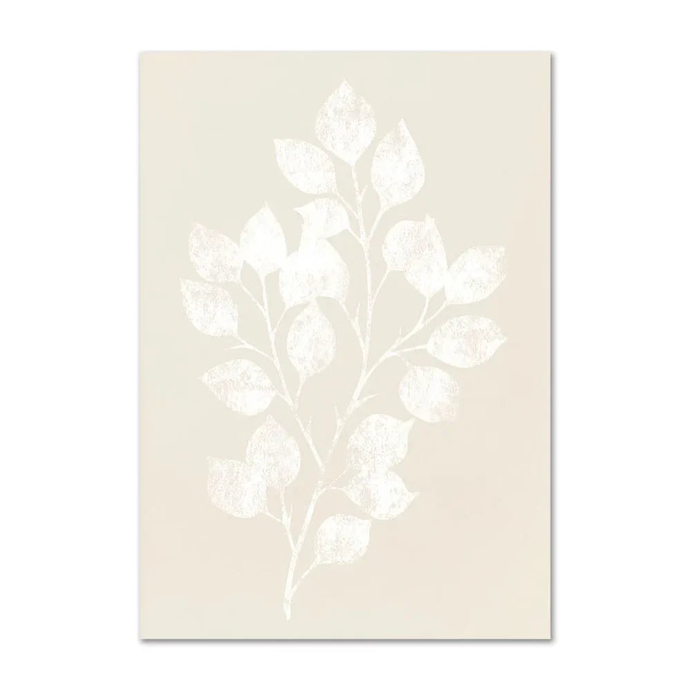 Lisslune | Vase & Bird Canvas Poster