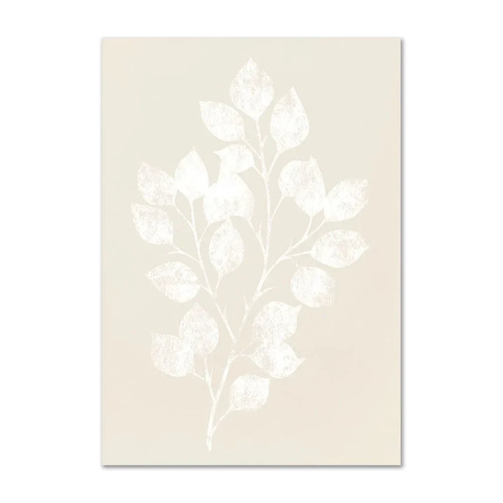 Lisslune | Vase & Bird Canvas Poster