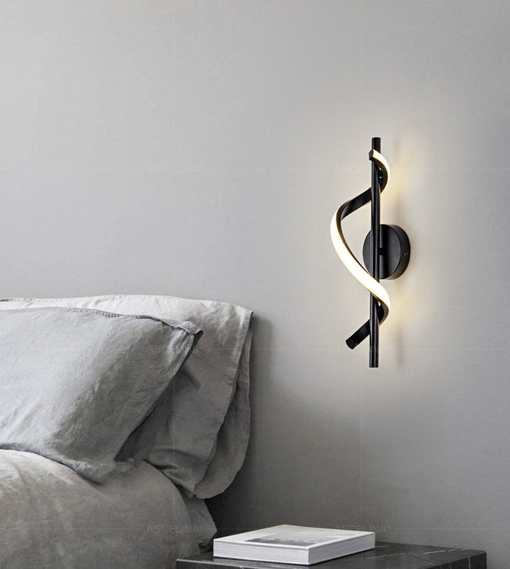 Lisslune | SpiralLume – Minimalist LED Wall Light with a Modern Edge