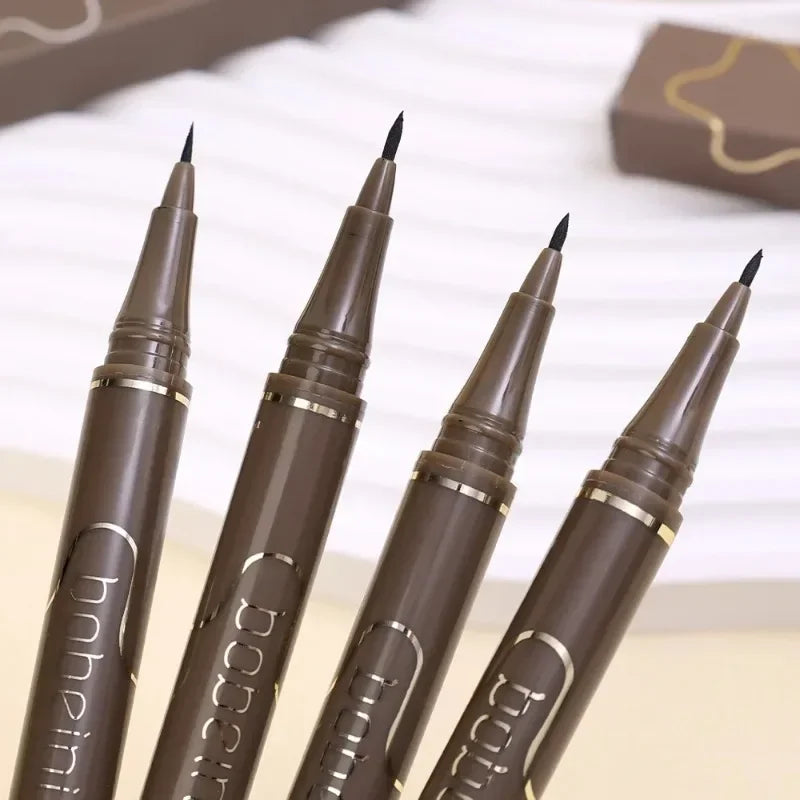 Rynx | Waterproof quick-drying liquid eyeliner pencil long-lasting silk moth eyeliner pencil ultra-fine matte black brown beauty eyes makeup