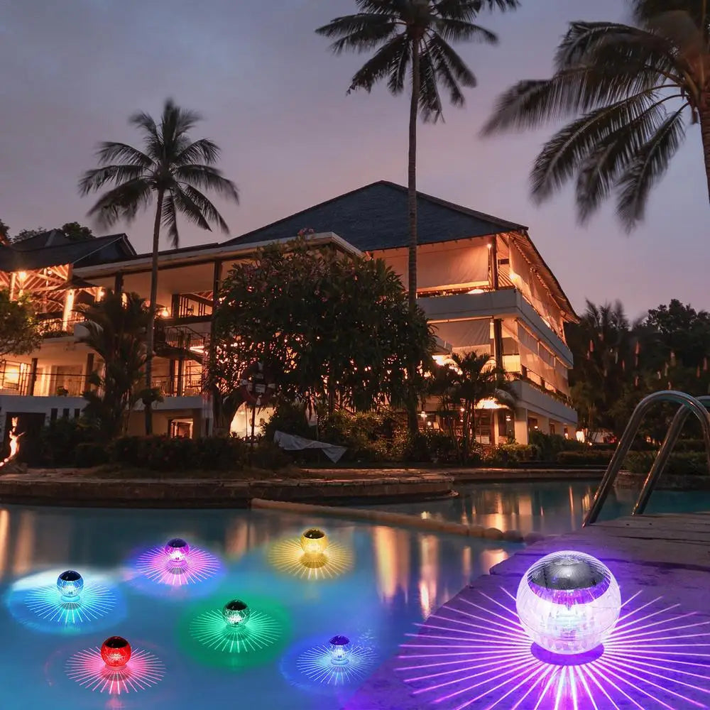 Lisslune | Solar LED Garden Balls – Waterproof Solar Lights for Outdoor Decoration and Pond Lighting