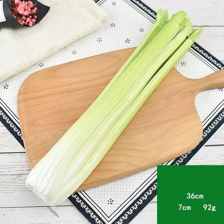 Lisslune | Life-Size Kitchen Vegetable Display Models - Decorative Artificial Ornaments for Culinary Education