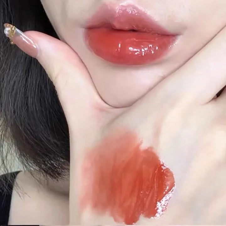 Rynx | Water Light Moisturizing Essence Lip Gloss Hydrating Nutrient-Rich Grape Purple Lip Tint Lipsticks Alternatives Korean Makeup Cosmetics