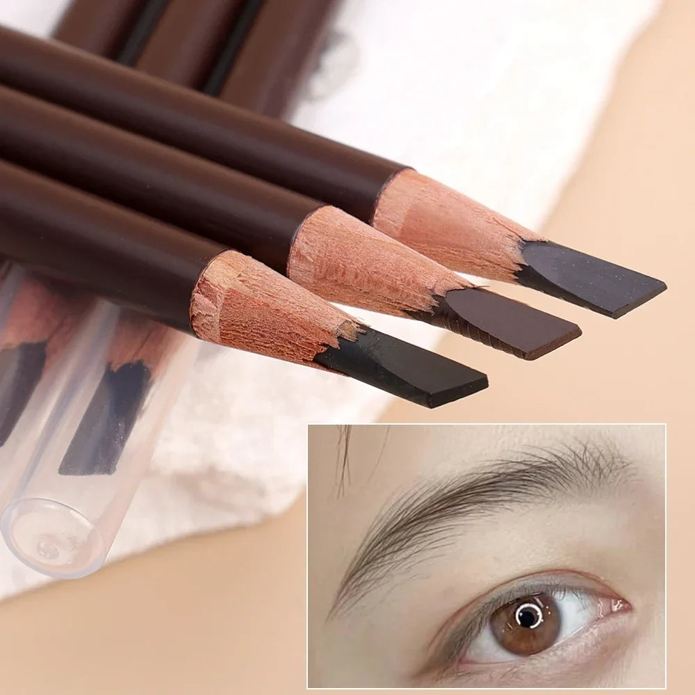 Rynx | Microblading Eyebrow Pencil Waterproof Soft Smooth Brow Tattoo Pencil Long-Lasting Natural Eyebrow Enhancer Korean Makeup Cosmetics