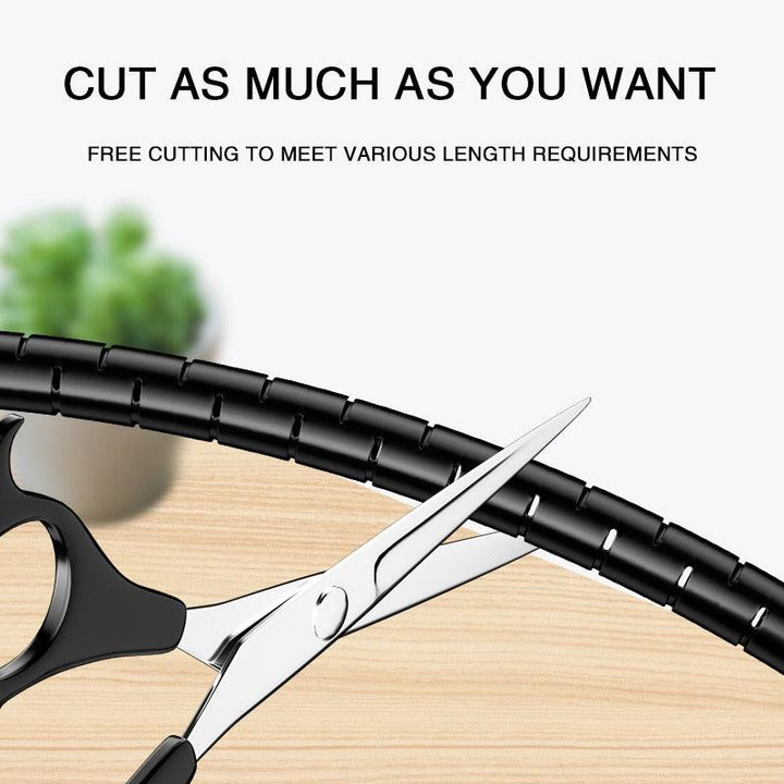 Lisslune | Cable Management Spiral Organizer for a tidy workplace