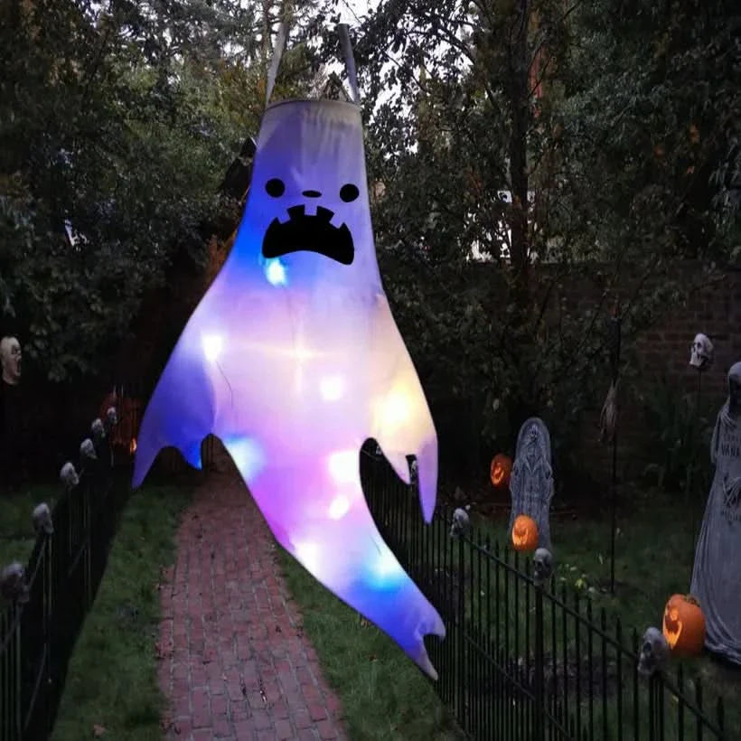 Lisslune | Halloween Hanging Ghost Lights – LED Outdoor Decor