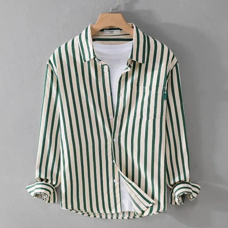 Lisslune | Stylish Striped Button-Down Shirt