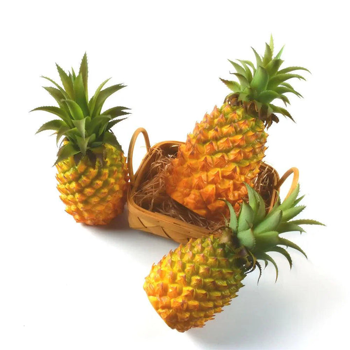 Lisslune | Vibrant Large Foam Yellow Pineapple for Craft and Decoration Displays