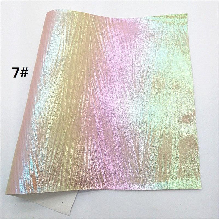 Lisslune | Leopard Print Glitter Lace Synthetic Leather Craft Sheets - Ultimate DIY Creations Kit