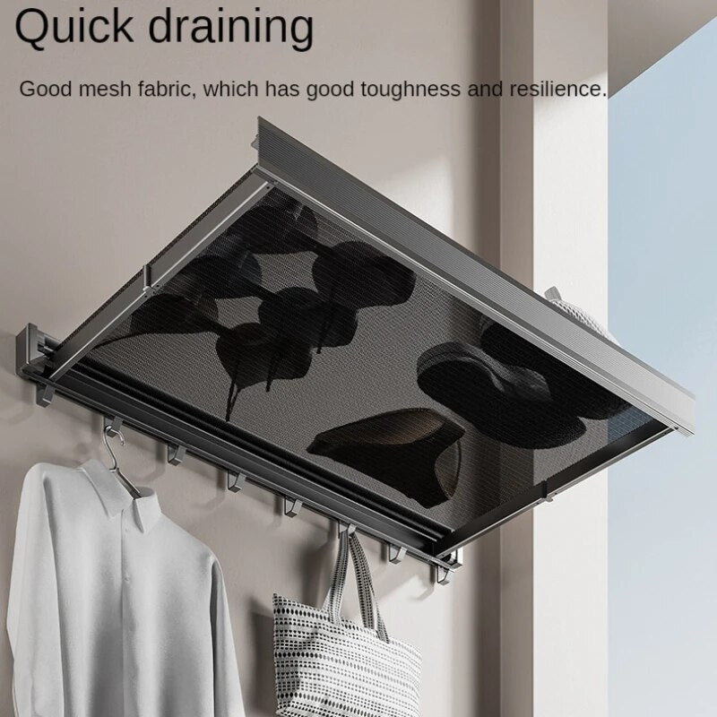 Lisslune | Retractable Laundry Organizer Net Rack